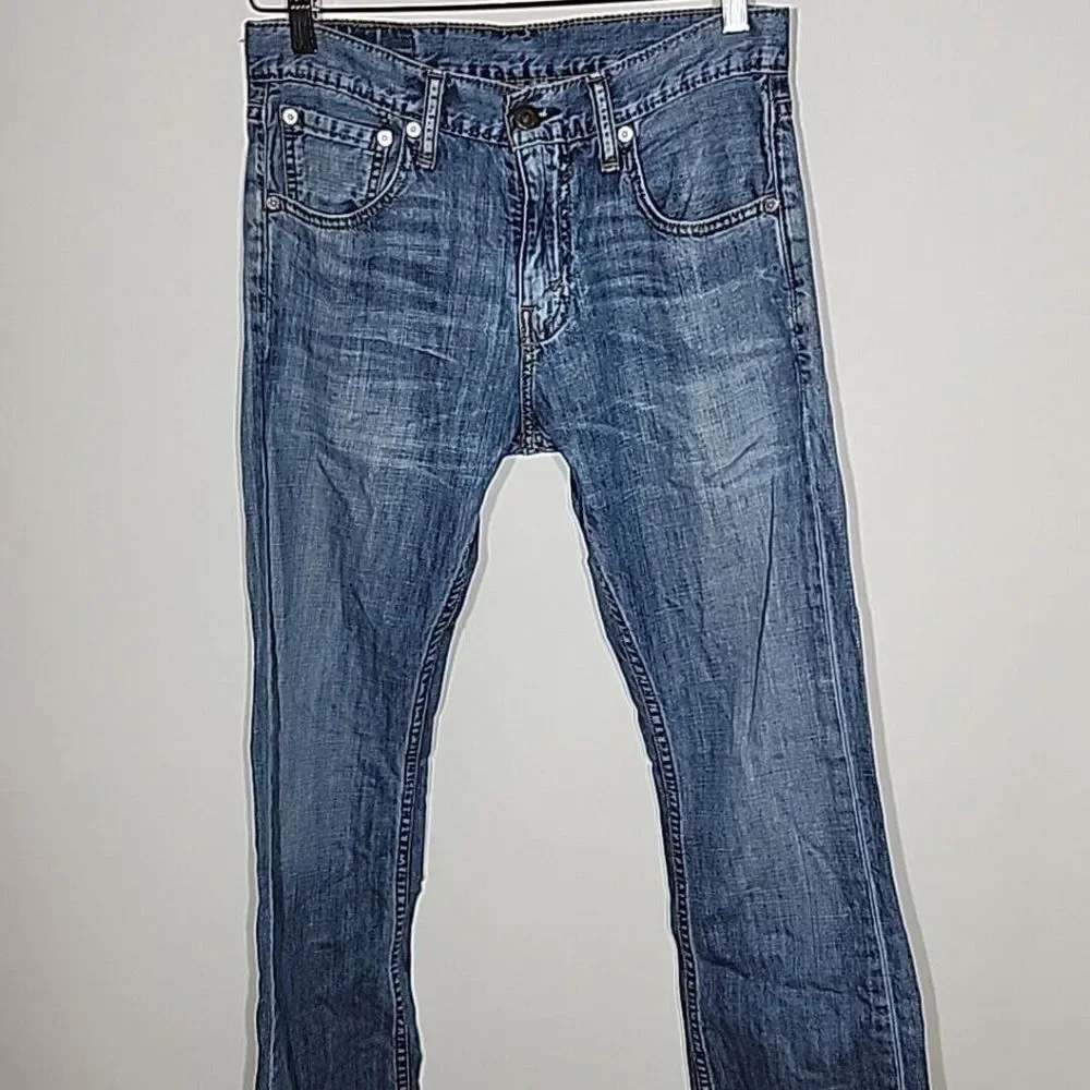 Y2K Levi's Men's/Women's 527 Jeans 29x30 Blue Boot Cut Medium Wash